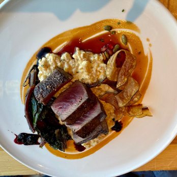 Allred's - Juniper-Bourbon Marinated Elk Loin - New American Near Me - Telluride, Colorado