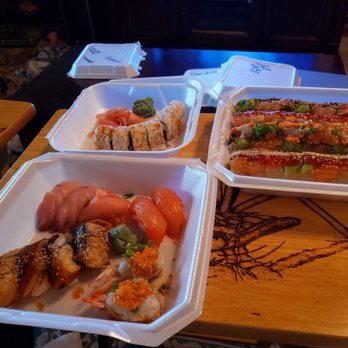 Kei Sushi - Having our Takeout sushi in TV trays. - Sushi Bars Near Me - Reno, Nevada Kei Sushi - Having our Takeout sushi in TV trays. - Sushi Bars Near Me - Reno, Nevada