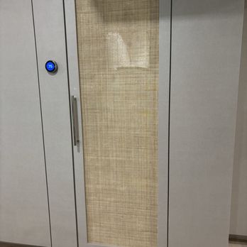 Leni Studio - Finalized canning on a/c door. Lew even suggested painting the aluminum, so it doesn't stand out. - Interior Design Near Me - Palm Beach Gardens, Florida