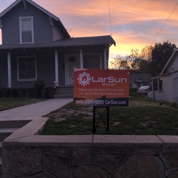 LarSun Solar - Yard sign - Solar Installation Near Me - Corona, California