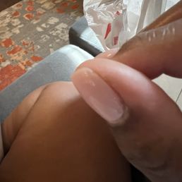 Chipped dip manicure after 3 days Chipped dip manicure after 3 days