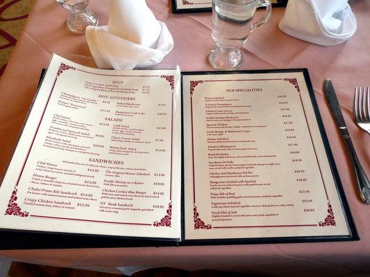 Menu photo 3 Elizabeth's Chalet Restaurant Surrey, BC Menu photo 3 Elizabeth's Chalet Restaurant Surrey, BC