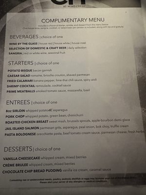 Menu photo 1 Chop House at Wind Creek Bethlehem, PA Menu photo 1 Chop House at Wind Creek Bethlehem, PA