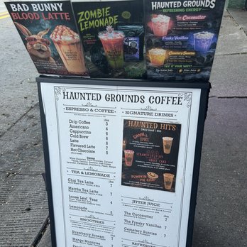 Haunted Grounds Coffee - Menu - Coffee & Tea Near Me - Eureka Springs, Arkansas