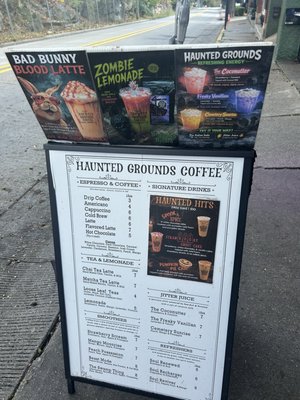 Menu photo 1 Haunted Grounds Coffee Eureka Springs, AR