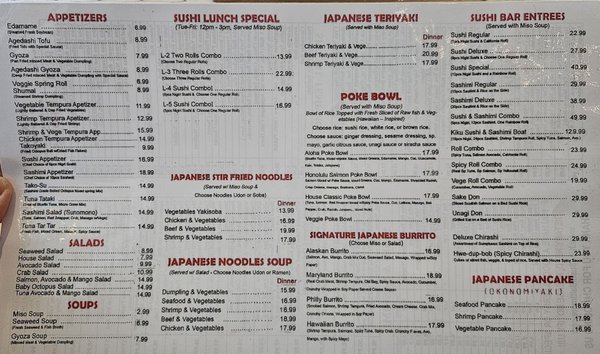 Menu photo 4 Kiku Sushi Baltimore, MD Menu photo 4 Kiku Sushi Baltimore, MD