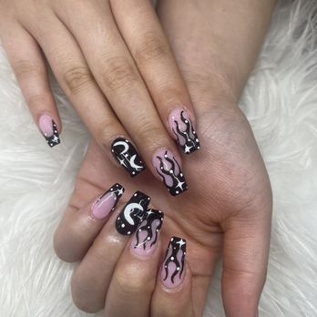 Pink Rose Nails Spa - Star Flame Nail - Nail Salons Near Me - Brooklyn, New York