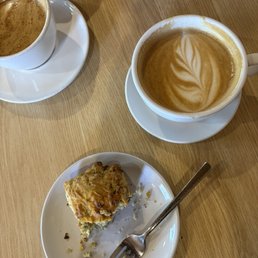 16oz caramel latte, cheddar chive scone, 16oz triple shot dirty chai 16oz caramel latte, cheddar chive scone, 16oz triple shot dirty chai