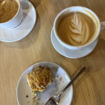 Classen Coffee Company - 16oz caramel latte, cheddar chive scone, 16oz triple shot dirty chai - Coffee & Tea Near Me - Oklahoma City, Oklahoma Classen Coffee Company - 16oz caramel latte, cheddar chive scone, 16oz triple shot dirty chai - Coffee & Tea Near Me - Oklahoma City, Oklahoma