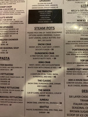 Menu photo 5 Kelly's Steak and Seafood Boalsburg, PA