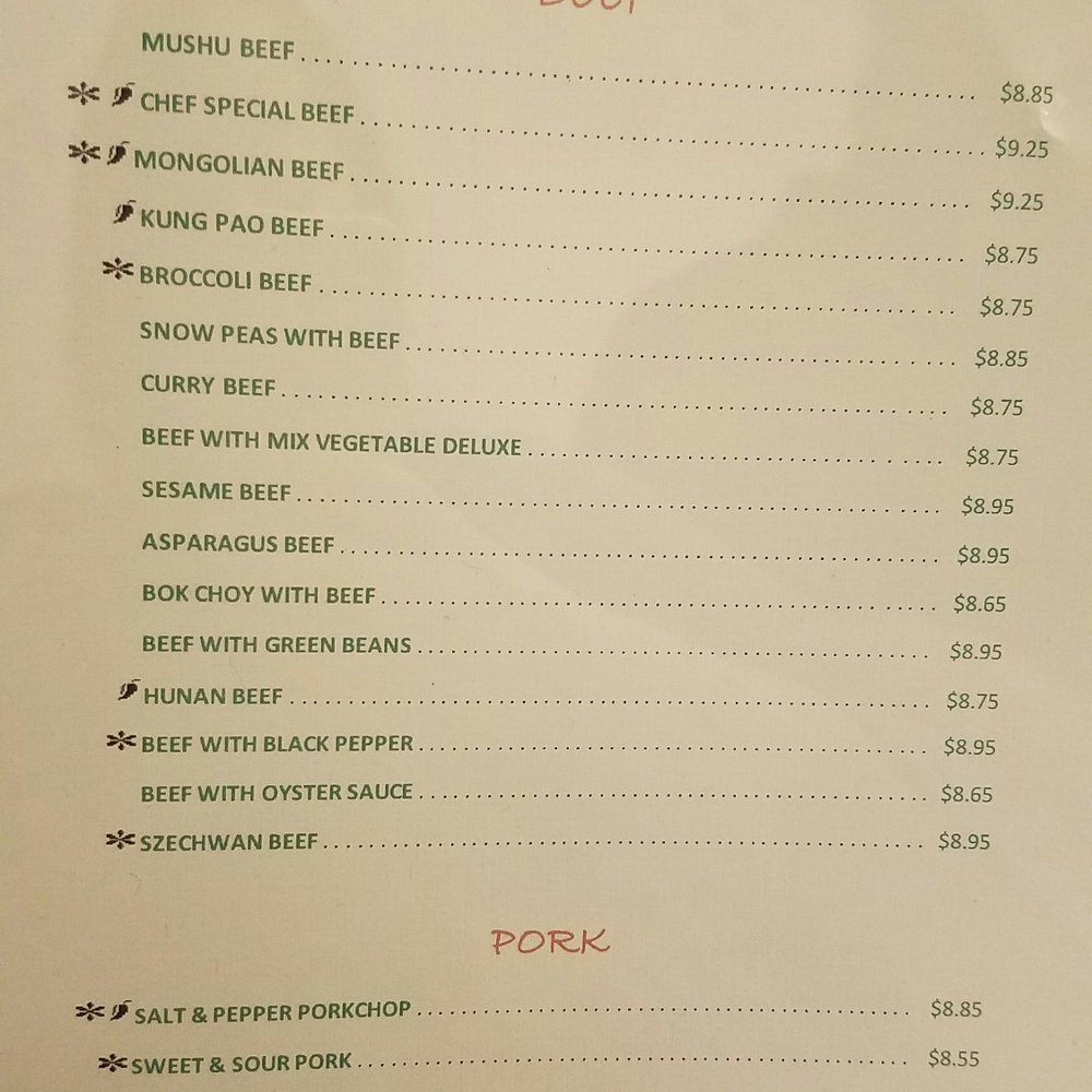 Amazing Kitchen - Dine-in menu as of 11.28.16 - Chinese Near Me - Tracy, California Amazing Kitchen - Dine-in menu as of 11.28.16 - Chinese Near Me - Tracy, California