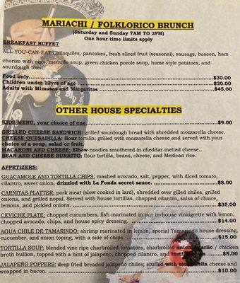 Menu photo 4 Cafe La Fonda Santa Barbara, CA Menu photo 4 Cafe La Fonda Santa Barbara, CA