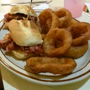 Lily's Cafe - Pastrami with onion rings. - American Near Me - Newhall, California