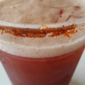 Dos Batos - Michelada made with chamoy - Tacos Near Me - Austin, Texas Dos Batos - Michelada made with chamoy - Tacos Near Me - Austin, Texas