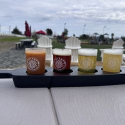 Solano Brewing Company - Flight. Hazy 80, Ganja Gnome, Red Hop & Trooic