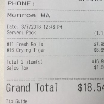 Benjarong Thai Restaurant - Thai Near Me - Monroe, Washington