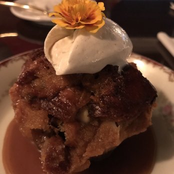 Lucilla - White chocolate pumpkin bread pudding. - New American Near Me - Tallahassee, Florida