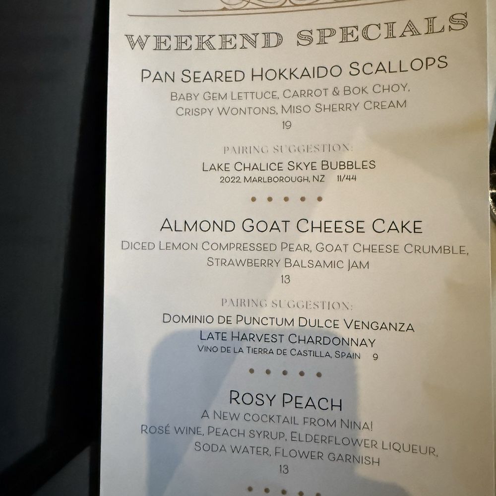 Old Line Kitchen & Wine Bar - Weekend specials menu - Desserts Near Me - Columbia, Maryland Old Line Kitchen & Wine Bar - Weekend specials menu - Desserts Near Me - Columbia, Maryland