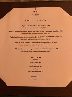 Menu photo 2 Taverna Scalinetto Venezia, VE Menu photo 2 Taverna Scalinetto Venezia, VE