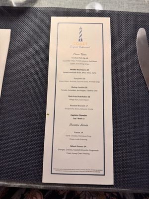 Menu photo 1 Coast Seafood Restaurant Lake Worth Beach, FL Menu photo 1 Coast Seafood Restaurant Lake Worth Beach, FL