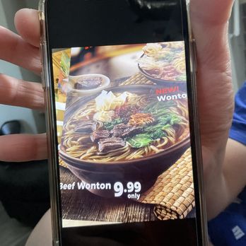 Chowking - 5 beef and 2 wontons - Fast Food Near Me - Las Vegas, Nevada