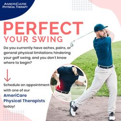 AmeriCare Physical Therapy - Do you currently have aches, pains, or general physical limitations hindering your golf swing, and you don't know where to begin.