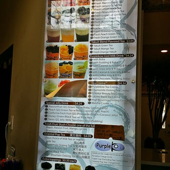 Purple Kow - Menu. - Desserts Near Me - Berkeley, California