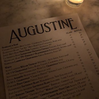 Augustine Wine Bar - Menu - Wine Bars Near Me - Los Angeles, California