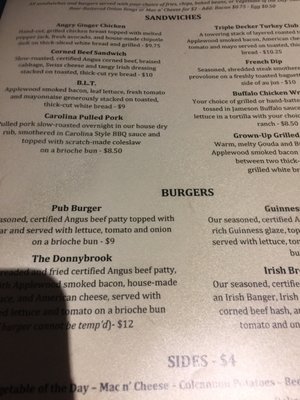 Menu photo 7 Angry Ginger Irish Pub Jacksonville, NC Menu photo 7 Angry Ginger Irish Pub Jacksonville, NC
