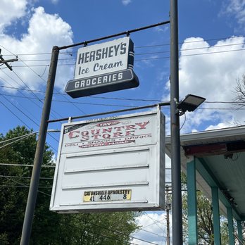 Country Corner Store - a sign for hershey's ice cream - Grocery Near Me - Catonsville, Maryland Country Corner Store - a sign for hershey's ice cream - Grocery Near Me - Catonsville, Maryland