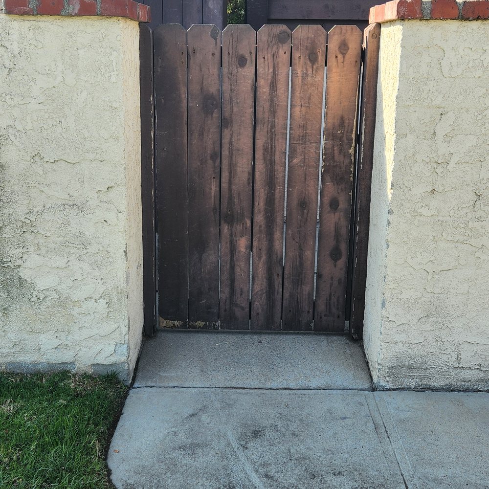 Exotic Iron Works - Old 2 gates made from wood. The uprights were rotted and they are just plain ugly! - Fences & Gates Near Me - Los Angeles, California