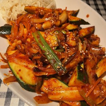 Sa Rang Bang - Stir Fry squid - Korean Near Me - Sacramento, California Sa Rang Bang - Stir Fry squid - Korean Near Me - Sacramento, California