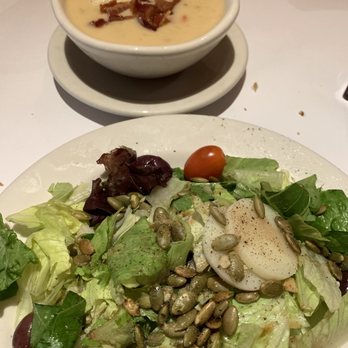 Bonefish Grill - Crab soup and salad - Seafood Near Me - Lutz, Florida Bonefish Grill - Crab soup and salad - Seafood Near Me - Lutz, Florida