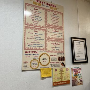 Perla's Taqueria - Taco Menu- taco Tuesday - Mexican Near Me - Mission Viejo, California Perla's Taqueria - Taco Menu- taco Tuesday - Mexican Near Me - Mission Viejo, California
