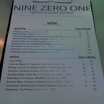 Nine Zero One Igloo Bar - Cocktail Bars Near Me - Kansas City, Missouri