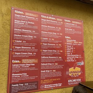 Photo of Shawarma Guys - San Diego, CA, United States. Menu