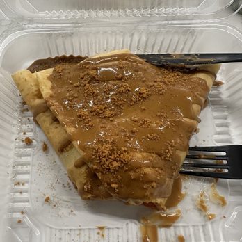 Cafe 88 - Lotus crepe (took a bite lol) - Desserts Near Me - San Diego, California Cafe 88 - Lotus crepe (took a bite lol) - Desserts Near Me - San Diego, California