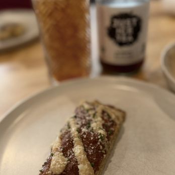 Press Pizza & Pasta - Garlic Cheese Flatbread - Cocktail Bars Near Me - St. Louis, Missouri