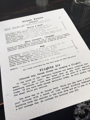 Menu photo 4 Division Wines Portland, OR