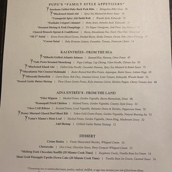 Roy's Kaanapali - Menu September 9, 2022 - Hawaiian Near Me - Lahaina, Hawaii Roy's Kaanapali - Menu September 9, 2022 - Hawaiian Near Me - Lahaina, Hawaii