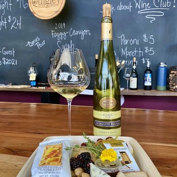 Quigley Fine Wines - a tray of cheese, crackers, and a glass of wine - Wine Tasting Room Near Me - San Diego, California Quigley Fine Wines - a tray of cheese, crackers, and a glass of wine - Wine Tasting Room Near Me - San Diego, California