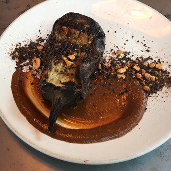 Hartwood - Roasted eggplant with mole sauce - Mexican Near Me - Tulum, ROO