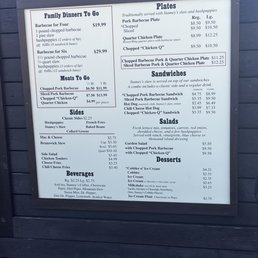 Menu at the drive thru Menu at the drive thru