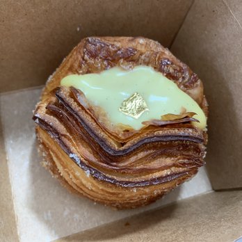 Perenn - Midtown - Creme brûlée pastry with gold leaf - Bakeries Near Me - Reno, Nevada