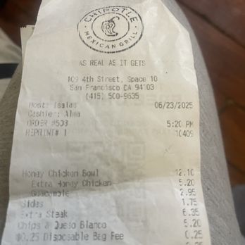 Chipotle Mexican Grill - Mexican Near Me - San Francisco, California