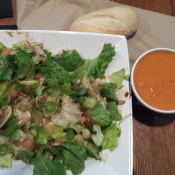 Saladworks - a plate of salad and a bowl of soup - Vegetarian Near Me - Sicklerville, New Jersey