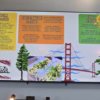 The Golden Pineapple - Deli side menu - Hawaiian Near Me - Sacramento, California