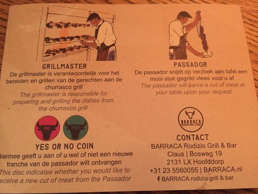 Menu photo 3 BARRACA Hoofddorp, NH