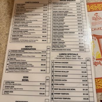 Sakura Restaurant - Menu - Sushi Bars Near Me - Fayetteville, North Carolina Sakura Restaurant - Menu - Sushi Bars Near Me - Fayetteville, North Carolina