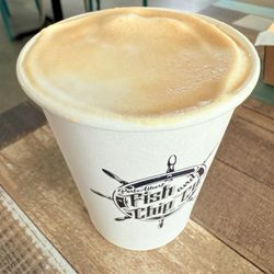 Port Albert Wharf Fish & Chips - Flat white